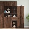 vidaXL Armoire de rangement mince ch&ecirc;ne marron 40x42,5x225 cm