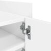 vidaXL Meuble TV blanc 80x35x40 cm bois d&rsquo;ing&eacute;nierie