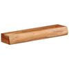 vidaXL &Eacute;tag&egrave;res murales 2 pcs 60x17x8 cm bois massif d'acacia