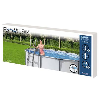 Bestway Échelle de piscine de sécurité à 4 marches Flowclear 132 cm