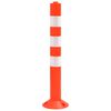 vidaXL Bornes de contr&ocirc;le du trafic 10 pcs 75 cm PE