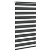 vidaXL Store z&egrave;bre noir 85x100 cm largeur du tissu 80,9 cm polyester