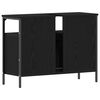 vidaXL Meuble de Lavabo de Salle de Bain Ch&ecirc;ne noir 80 x 30 x 60 cm