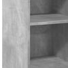 vidaXL Buffet gris b&eacute;ton 40x41x93 cm bois d'ing&eacute;nierie