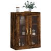 vidaXL Armoire murale ch&ecirc;ne fum&eacute; 69,5x34x90 cm
