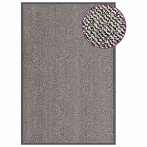 vidaXL Paillasson touffet&eacute; 120x180 cm Marron clair