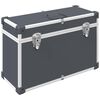 vidaXL Poign&eacute;es de Cabinet 2 pcs Anthracite 85 x 45 mm M&eacute;tал