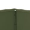 vidaXL Jardini&egrave;re Vert olive 100 x 100 x 80 cm Acier