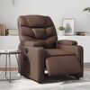 vidaXL Fauteuil inclinable &eacute;lectrique Marron Similicuir