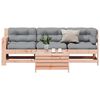 vidaXL Salon de jardin 4 pcs avec coussins bois massif douglas