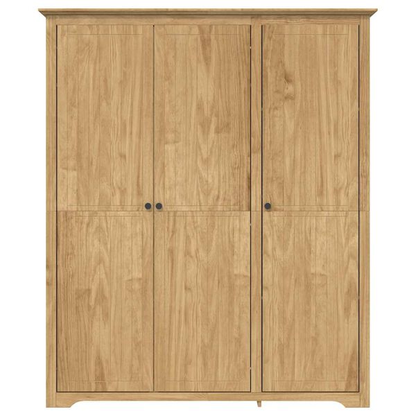 vidaXL Armoire BODO Marron miel 146 x 53,5 x 173 cm Bois d'ing&eacute;nierie