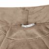 vidaXL Robe de bain sans capuche Camel xl Flanelle