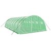 vidaXL Serre avec cadre en acier vert 32 m² 8x4x2 m