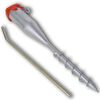 vidaXL Support de parasol 55 cm acier galvanis&eacute;