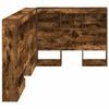 vidaXL T&ecirc;te de lit de rangement Ch&ecirc;ne fum&eacute; 100 cm Bois d'ing&eacute;nierie