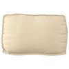 vidaXL Set de coussins de palette 3 pcs Beige Tissu Oxford