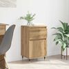 vidaXL Buffet Ch&ecirc;ne artisanal 40 x 35 x 70 cm Bois d'ing&eacute;nierie et fer