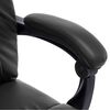 vidaXL Chaise de bureau de massage Noir Similicuir