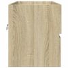 vidaXL Armoire d'&eacute;vier Ch&ecirc;ne sonoma 90x38,5x45 cm Agglom&eacute;r&eacute;