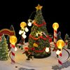 vidaXL D&eacute;coration de village de No&euml;l Multicolore 22 x 21,5 x 17 cm