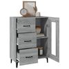 vidaXL Buffet sonoma gris 69,5x34x90 cm bois d'ing&eacute;nierie