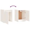vidaXL Armoire murale Blanc 30x30x40 cm Bois de pin massif