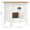 vidaXL Tables de chevet 2 pcs Hill 46x35x49,5 cm Bois de pin solide