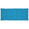 vidaXL Chaises de jardin lot de 2 avec coussins bleu Bois de teck
