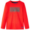 T-shirt enfants &agrave; manches longues rouge 104