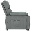 vidaXL Fauteuil Gris fonc&eacute; Tissu