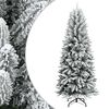 vidaXL Sapins de No&euml;l Blanc chaud PVC, plastique, acier et PE
