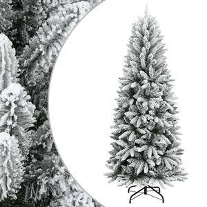 vidaXL Sapins de No&euml;l Blanc chaud PVC, plastique, acier et PE