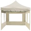vidaXL Tente de r&eacute;ception pliable avec parois Aluminium 6 x 3 m Cr&egrave;me