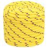 vidaXL Corde de bateau Jaune 18 mm 100 m Polypropyl&egrave;ne