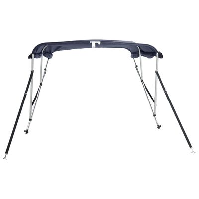 vidaXL Toit bimini à 3 arceaux parois latérales 183x(154-167)x137 cm