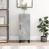 vidaXL Buffet Gris b&eacute;ton 34,5x34x90 cm Bois d'ing&eacute;nierie