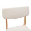 vidaXL Chaises de salle &agrave; manger 2 pcs Naturel 48 x 49 x 95 cm