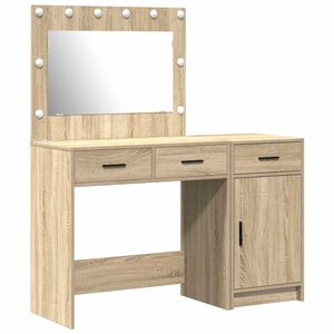 vidaXL Table de Toilette 2 pc Marron 40 x 41 x 75 cm Bois d'ing&eacute;nierie