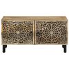vidaXL Table basse 80x50x40 cm bois de manguier massif