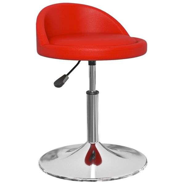 vidaXL Tabouret de massage Rouge Similicuir