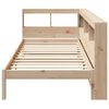 vidaXL Lit biblioth&egrave;que sans matelas 90x200 cm bois de pin massif