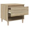 vidaXL Tables de chevet 2pcs Ch&ecirc;ne sonoma 50x46x50cm Bois d&rsquo;ing&eacute;nierie