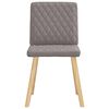 vidaXL Chaises &agrave; manger lot de 6 taupe tissu