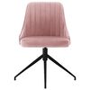 vidaXL Chaises &agrave; manger lot de 4 Rose Velours