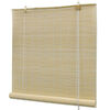 vidaXL Store &agrave; rouleau Bambou naturel 80x160 cm
