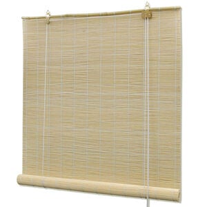 vidaXL Store &agrave; rouleau Bambou naturel 80x160 cm