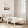 vidaXL Cadre de lit extra long sans matelas 90x210 cm bois massif pin