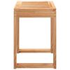 vidaXL Tabouret de salle de bain 40x30x46 cm Bois massif de noyer