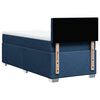 vidaXL Sommier &agrave; lattes de lit avec matelas Bleu 80x200 cm Tissu