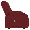 vidaXL Fauteuil de massage inclinable 2 places porte-gobelets bordeaux